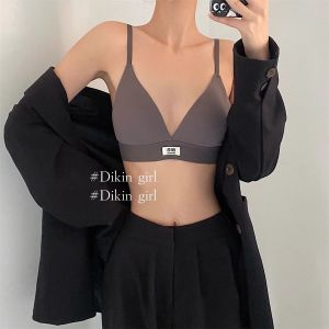 เสื้อชั้นในสตรีทรงฝรั่งเศส ทรงสามเหลี่ยมไร้ตะเข็บ สวมใส่สบาย ระบายอากาศได้ดี