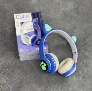 Tai Nghe Mèo Kết Nối Bluetooth Không Dây Chụp Tai 23M Headphone Tai Mèo Dễ Thương Có Mic Âm Bass Mạnh Mẽ. BẢO HÀNH 12 THÁNG