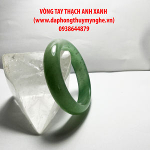 Vòng tay thạch anh xanh tự nhiên của xưởng chế tác đá phong thủy mỹ nghệ An An
