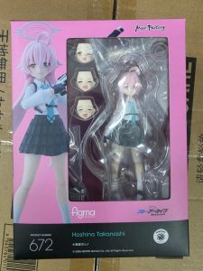 New in Stock Figma # 672 Blue Archive Takanashi Hoshino Figure Anime Character Collectible Model Toy Home Decoration Gift