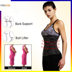 【YOUONE】Womens Adjustable Belt Shaping Clothes Sports Fitness Yoga Training Tights Tight Belt