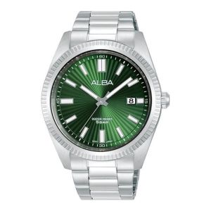 ALBA ORIGINAL - ALBA AS9S67 X1 ALBA AS9S67X1 Men CT - Silver - Stainless Steel - Diameter 4CM- Water Resist 50 Meter - Jamdunia / Jam dunia JD18 # Jam Tangan Pria Jam Pria Jam Tangan Anti Air + ALBA AS9S 67 AS 9S 67 X1 AS9 S003