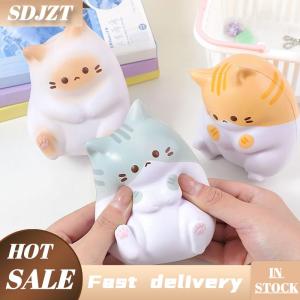 SDJZT Mèo mới giảm căng thẳng Squishy Đồ chơi PU chậm tăng bóp Antistress bóng phim hoạt hình bảng đồ trang trí Squishy giảm căng thẳng Đồ chơi