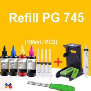 Canon PG 745 CL 746 หมึก  PG 745XL CL 746XL PG745XL CL746XLหมึกรีฟิล 100ml หมึกรีฟิล MG2470 / MG2570 / MG2570S / MG2970 / MG3070 / MG3070S / MG3077 / IP2870 / IP2870 / IP2870S / MX497 / TS207 / MG2570S / TR4570S / TS307