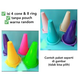 Ring Toss Cone Game / Mainan lompat anak / Mainan Sensori dan Motorik Anak / Mainan Aktivitas Terapi