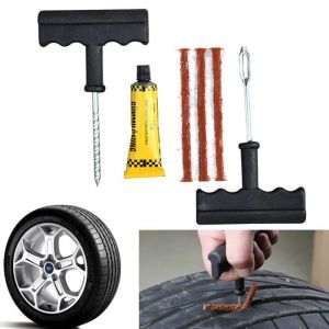 SET ALAT TAMBAL BAN TUBLES MOBIL Sepeda MOTOR SEPEDA / TIRE REPAIR TOOL KIT / EMERGENCY PENAMBAL BAN PRAKTIS / ALAT TEMPEL Tempelan BAN PENAMBAL BAN TUBELES Wheel Repair Rubber Tubles