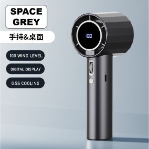 LED Rechargeable Mini Fan Electric Handheld Kipas With Portable USB Charging Battery Hand Fans Cooler Display 风扇