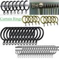 OOC 5 Colors Heavy Duty Practical Metal Curtain Rings For Curtains Rods Hanging Hooks Roman circle. 