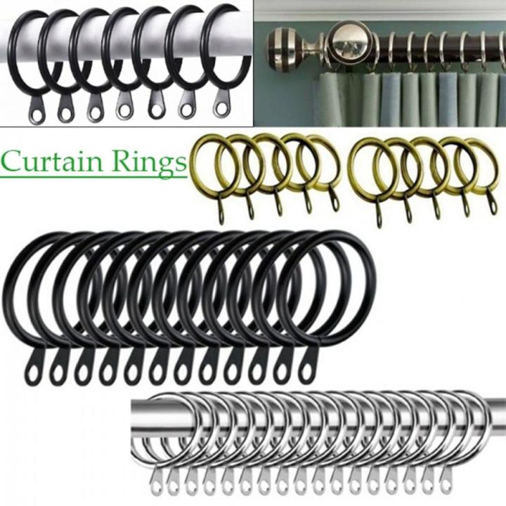 OOC 5 Colors Heavy Duty Practical Metal Curtain Rings For Curtains Rods Hanging Hooks Roman circle