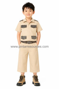 READY STOCK Cosplay Children Kids Explorer Hunter Zoologist Occupation Career Day Ambitions Costume Hari Kerjaya Kanak-kanak