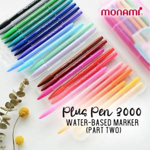 Clearance Monami Plus Pen 3000 (Water Based Marker) - Part One