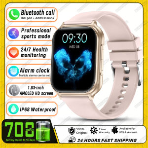 2026 New Smartwatches Men Women Sports Fitness Tracker IP68 Waterproof Built-in 24H Heart Rate 700 mAh Battery Call Smart Watch
