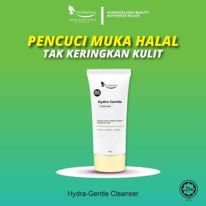 NURRAYSA Hydra Gentle Cleanser 60g  pencuci muka ta keringkan kulit hydrating halal kusam
