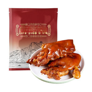 Lima buah kuku babi keseluruhan makanan masak membuka beg siap makan 700g1400g   五香猪蹄