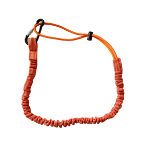 90cm Telescopic Nylon Safety Rope Carabiner Climbing Work Anti-Fall Lanyard