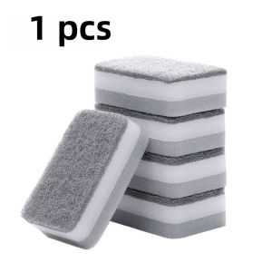 kangle 【🔥hot】ฟองน้ำล้างจาน ฟองน้ำล้างจานสองด้าน แปรงทำความสะอาด ฟองน้ำทำความสะอาดห้องครัว นำมาใช้ใหม่เปิดฤดูกาลเรียน ของขวัญสำหรับนักเรียน