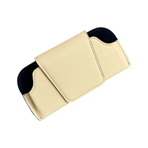 Sun Visors Sunglasses PU Storage Case Sun Visors Glasses Holder Universal for Car Sunglasses Organizer Protective Case