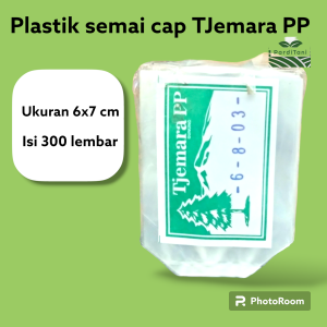 Plastik Semai UK 6 X 7cm isi ± 300 Lembar Cap Tjemara PP