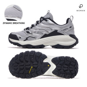 【Kunlun Pro】Cameljeans New Outdoor Mesh Breathable Womens Thick Bottom Non-slip Sports Shoes