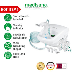 Ready Stock Medisana Model IN500 Home Inhaler For s & Children Inhalation Device