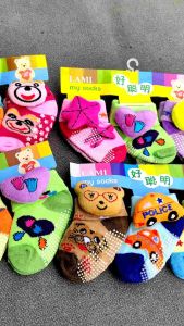 Kaos Kaki Baby ANTISLIP Boneka 3D Kaos Kaki Bayi Umur 0-12 Bulan