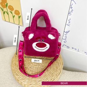 ABS Cute Kids Bag Sling Bag Crossbody Bag Tote Bag Shoulder Bag Fluffy Bag Kids Bag Cute Bag Cartoon Bag Toys Bag Bag Budak Bag Kanak