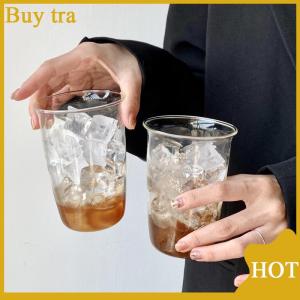 [Buytra] Coffee Cup Curled Latte Cups Household Glass Drinkware Juice Milk Simple Mug Transparent Water Bottles Glassware Cups Coffeeware