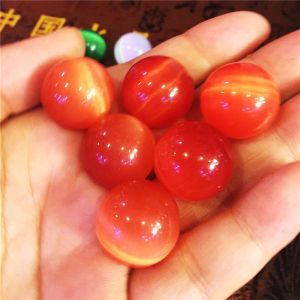 SKJK Vase Filler Natural Marble Games Colorful Healing Ornament Office Decoration Glass Ball Toys Cats Eye Stone Colorful Cat Eye Sphere Glass Marbles