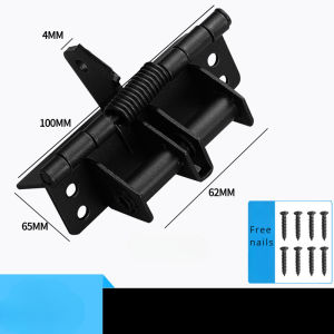Automatic Door Closer Spring Hinges with 8 Screws Multifunctional Door Closing Hinge