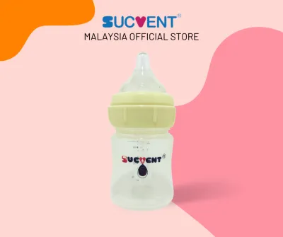 SucVent Wide Neck Anti-Colic 120ML PP Baby Milk Bottle