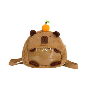 XUNXUAN Zipper Bag Capybara Itabag Wallet Shoulder Bag Transparent Doll Bag Sweet Bag Pendant Anime Backpack Women