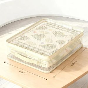 Closet Organizer Storage Bags Foldable Storage Bag Organizers Large Clear Window & Carry Handles