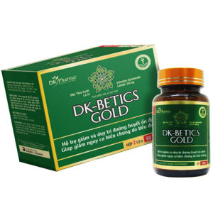 Combo 2 hộp DK BETICS GOLD - Giúp kiểm soát và ổn định đường huyết  giảm nguy cơ biến chứng do tiểu đường - hộp 2 lọ x 60 viên