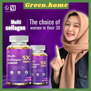 MULTI COLLAGEN 5X Collagen Glutathione Capsules for Fast Skin Whitening Hair and Nail Growth
