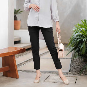 Celana Kerja Wanita Kantor Formal Slimfit Cotton Stretch