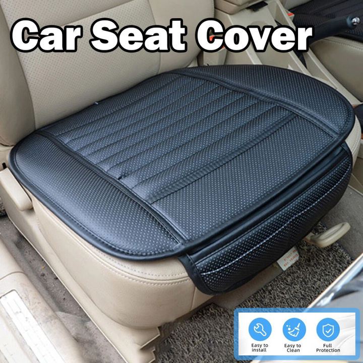 Cover Dudukan Jok Mobil Single Bahan Kulit Imitasi Cover Jok