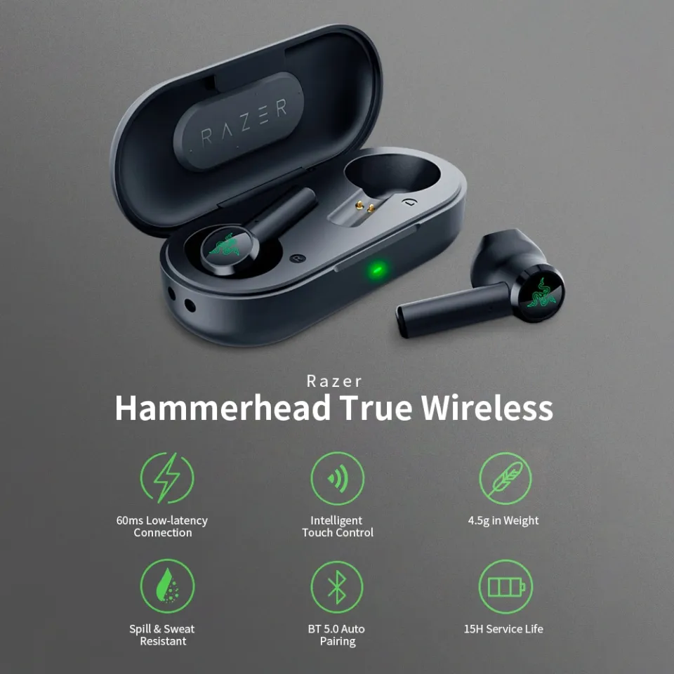 Razer Earphones Hammerhead True Wireless bluetooth headset Earbuds