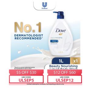 Dove Beauty Nourishing Moisture Body Wash 1L