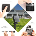 kangle 【💥50% off】ม่านไฟพลังงานแสงอาทิตย์ LED กลางแจ้งกันน้ำ เซลล์แสงอาทิตย์ ไฟตกแต่ง คริสมาสต์ Fairy ราวบันไดแสง. 