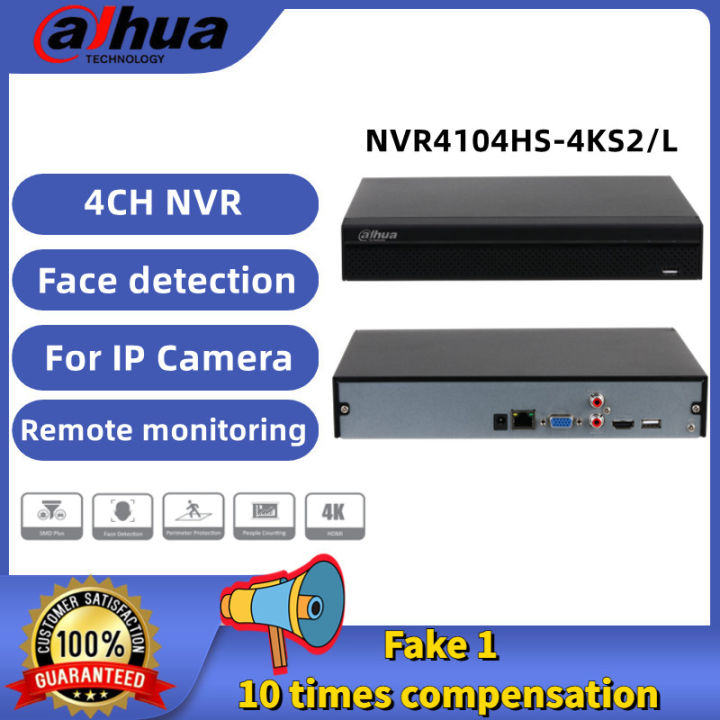 Dahua NVR 4Channel/8Channel/16Channel 4K CCTV NVR Face Detection H.265