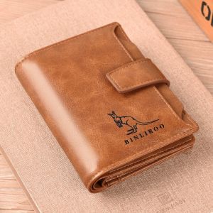 Sleek and Stylish Binli Kangaroo Mens Wallet with Multiple Compartments