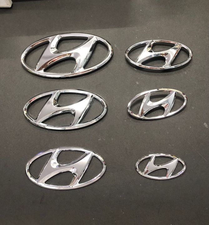 Hyundai Front Rear Emblem Logo Rim Cap | Lazada
