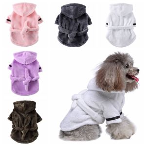 HOMEVOYAG Quick-drying Thick Bathing Shower Super Microfiber Nightwear Pet Bath Towels Dog Towel Dog Bathrobe Pet Pajamas