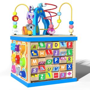Montessori Childhood Learning Educationa Toys Wooden Gift Kids Color Cognition Puzzles Math Toys