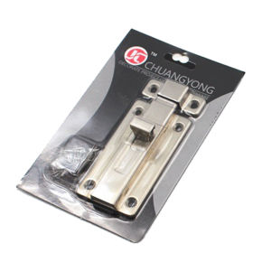 OKDA 2/3/4 Inch Stainless Steel sliding door lock Sliding Bar Type Door Shed Lock Bolt Catch Toilet Latch