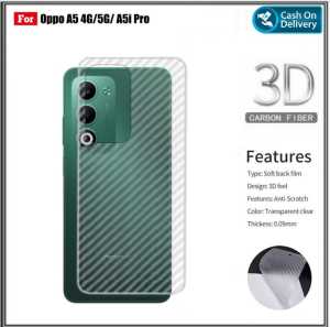Garskin Oppo A5 4G 5G A5i Pro A3 Pro 5G A77s A17 Anti Gores Belakang Carbon Skin Pengiriman Cepat