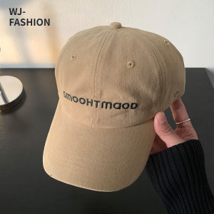【WJ】Thời trang thư thêu mũ bóng chày cho phụ nữ Phiên bản Hàn Quốc của mũ duckbill chất lượng cao