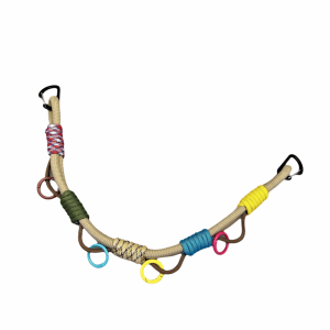 MEEU Multi-hanging Points Backpack Extension Lanyard Multi-purpose Colorful Hand Woven Paracord Rope Hanging Cord with Mountaineering Buckle Outdoor Gear Hanging Cord Mountaineering