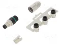 Đầu nối cảm biến HARAX  M8-S  Male 3-pole. 