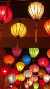 Outdoor Waterproof Irregular Diamond Water Drop Creative Vietnamese Cloth Lantern New Year Wedding Festival Street Mall Decoration